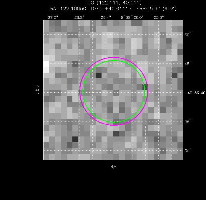 Image of the UVOT image
