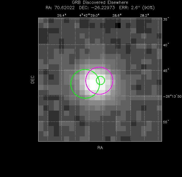 Image of the UVOT image
