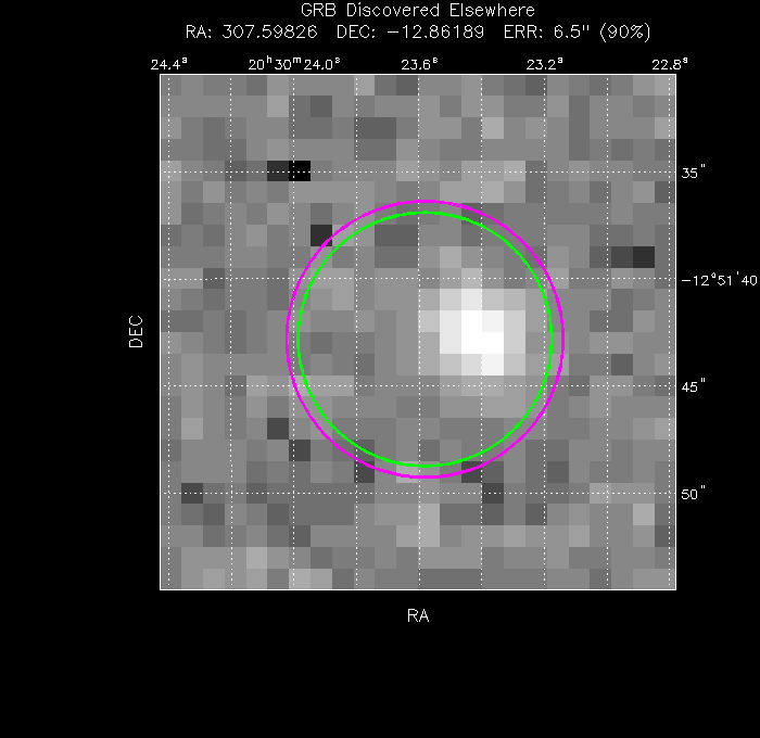 Image of the UVOT image