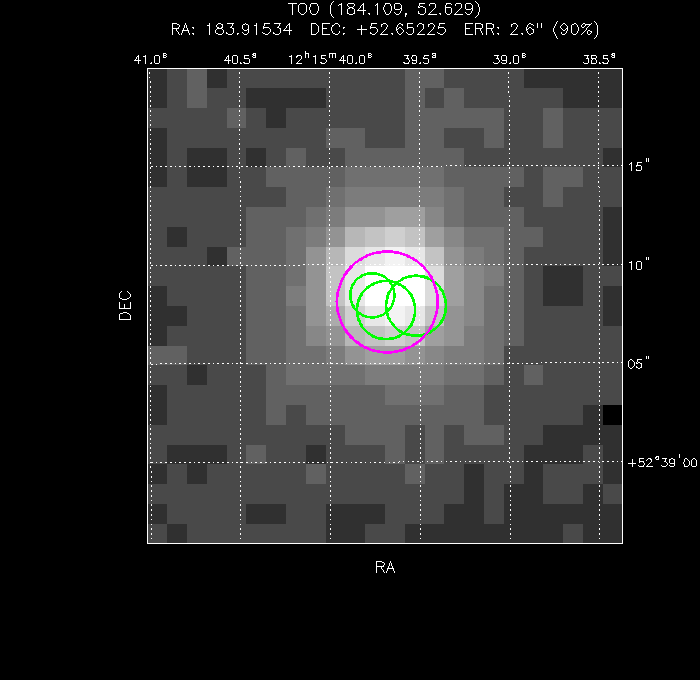 Image of the UVOT image