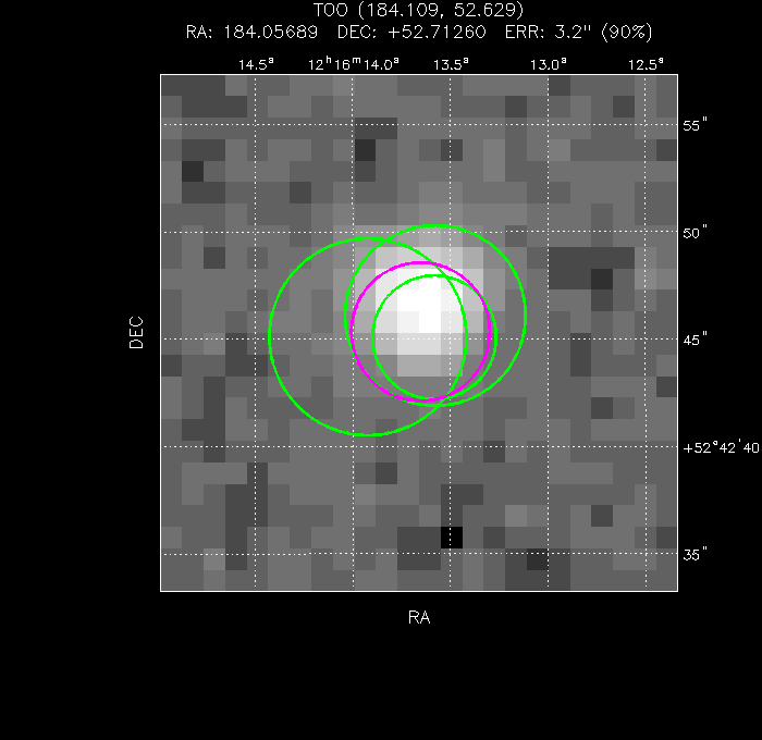 Image of the UVOT image