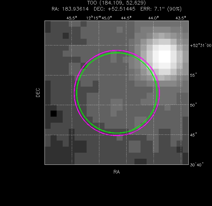 Image of the UVOT image