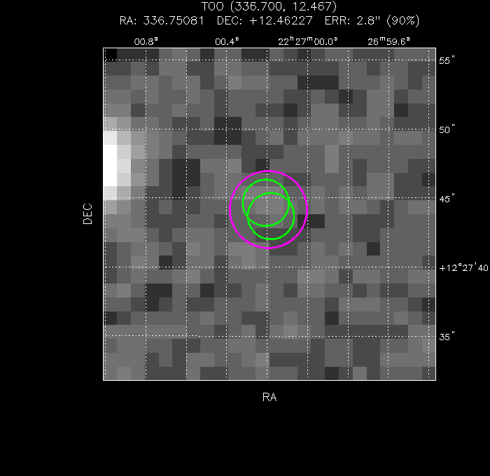 Image of the UVOT image