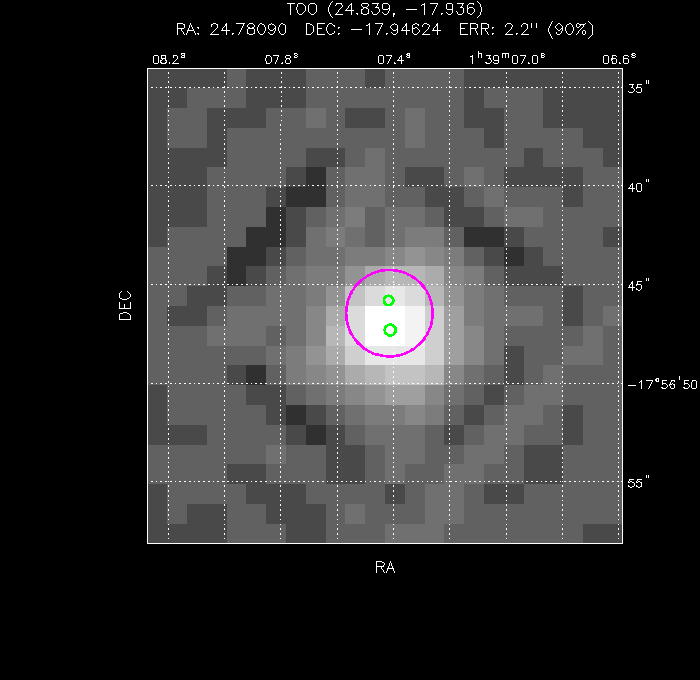 Image of the UVOT image