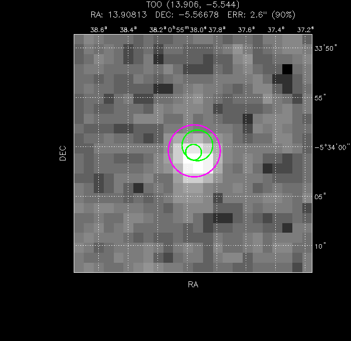 Image of the UVOT image