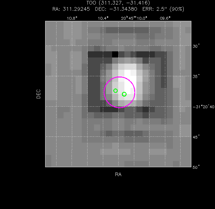 Image of the UVOT image