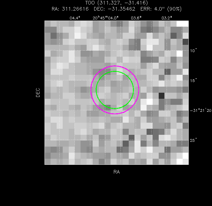 Image of the UVOT image