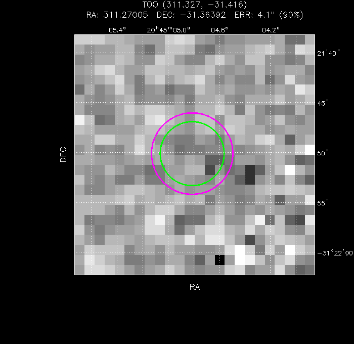 Image of the UVOT image