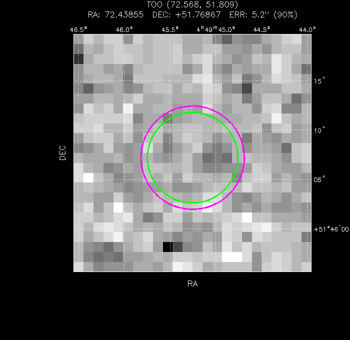 Image of the UVOT image