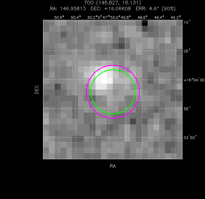 Image of the UVOT image