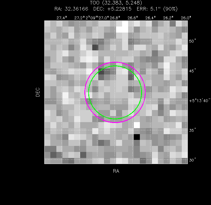 Image of the UVOT image