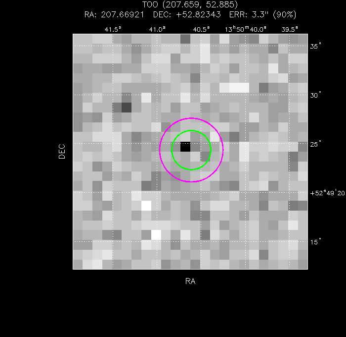 Image of the UVOT image