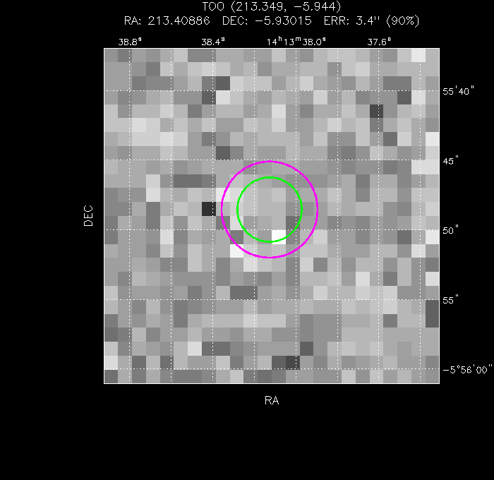Image of the UVOT image