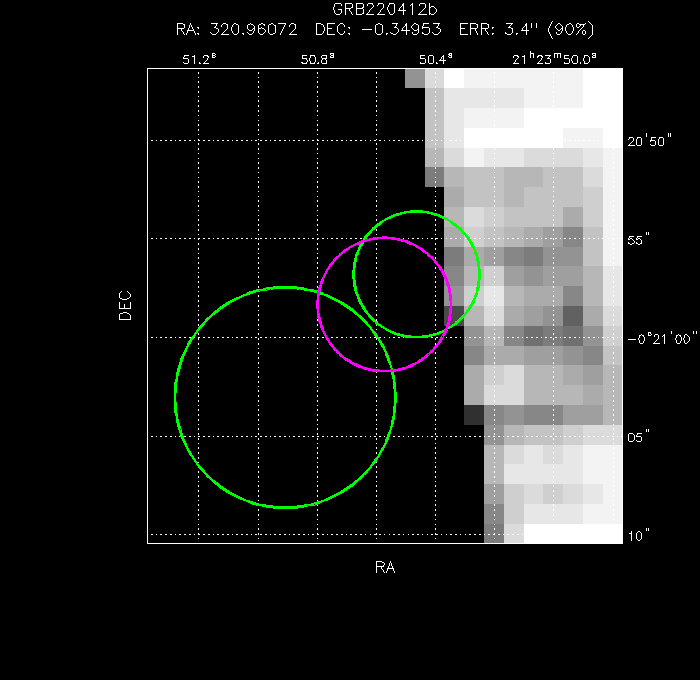 Image of the UVOT image