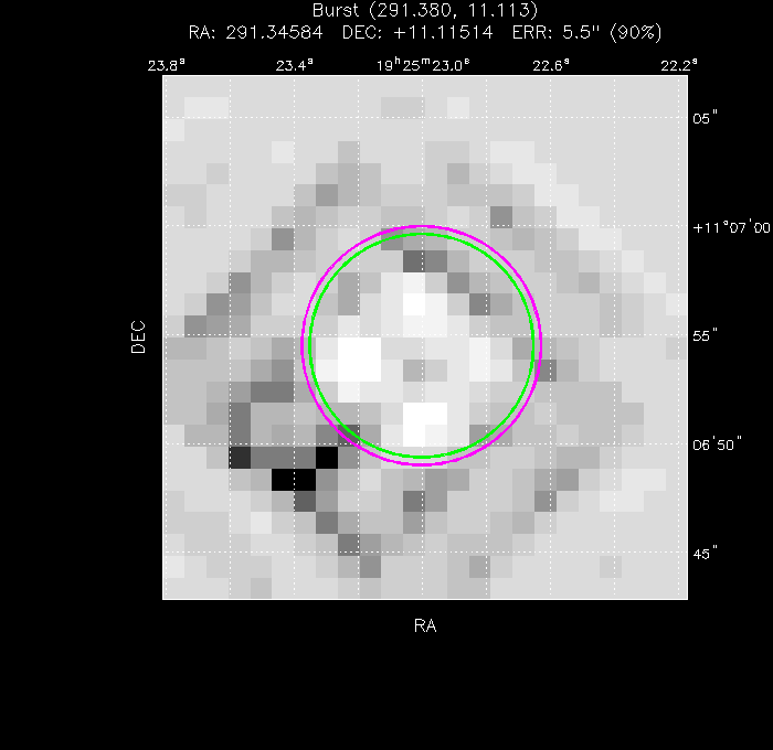 Image of the UVOT image