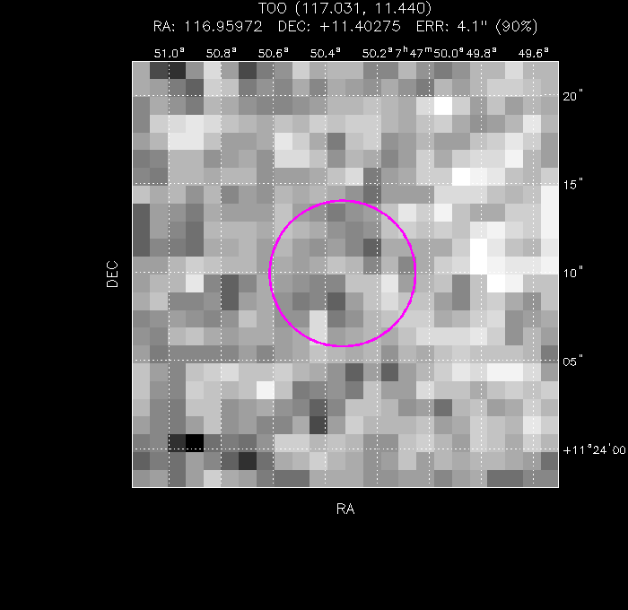 Image of the UVOT image