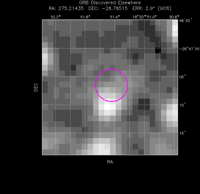 Image of the UVOT image