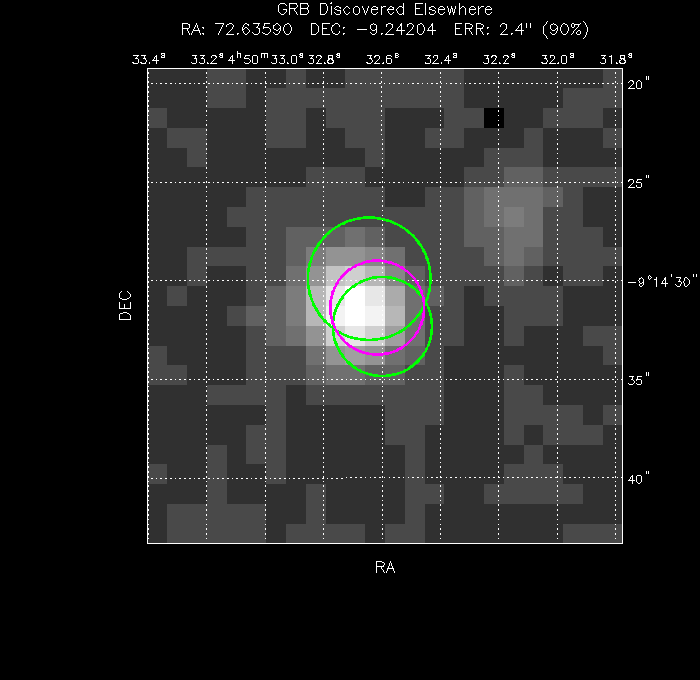 Image of the UVOT image