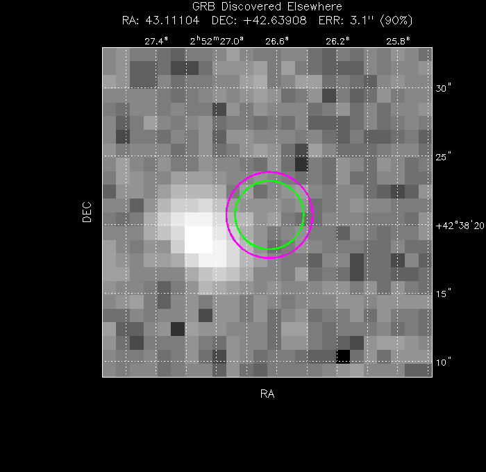 Image of the UVOT image