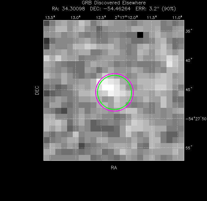 Image of the UVOT image