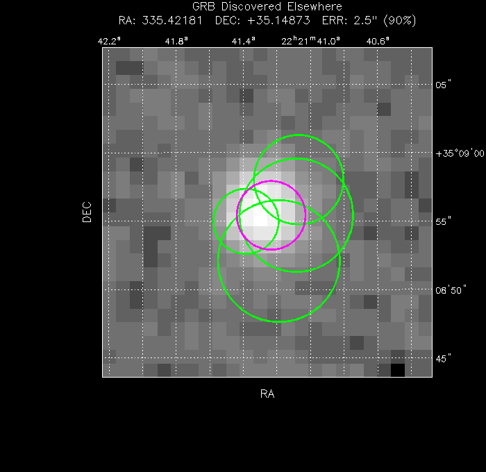 Image of the UVOT image