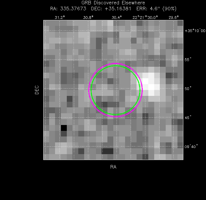 Image of the UVOT image
