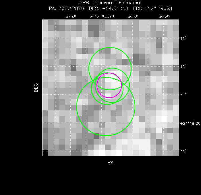 Image of the UVOT image
