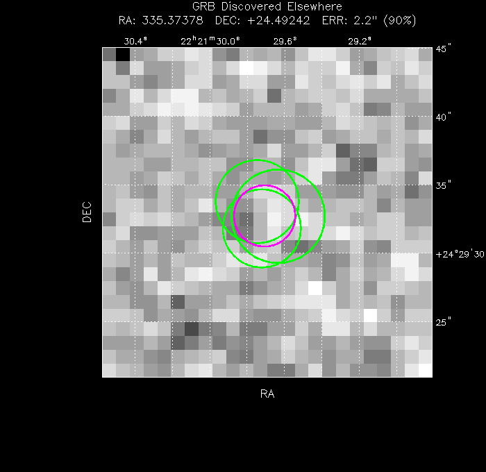 Image of the UVOT image