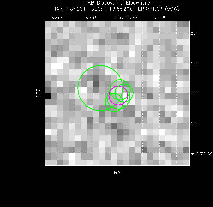 Image of the UVOT image