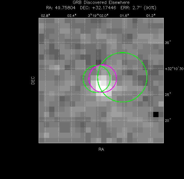 Image of the UVOT image