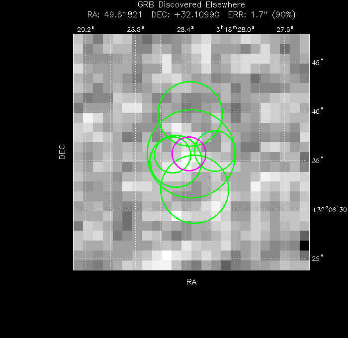 Image of the UVOT image