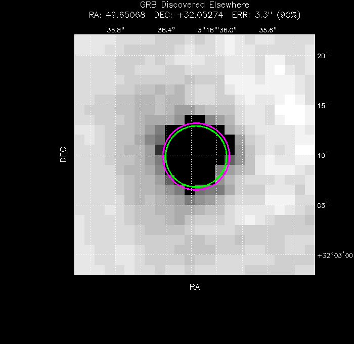 Image of the UVOT image