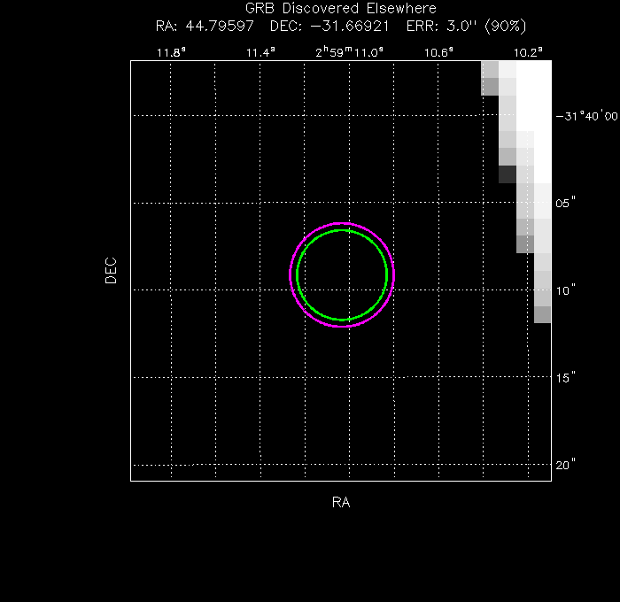 Image of the UVOT image