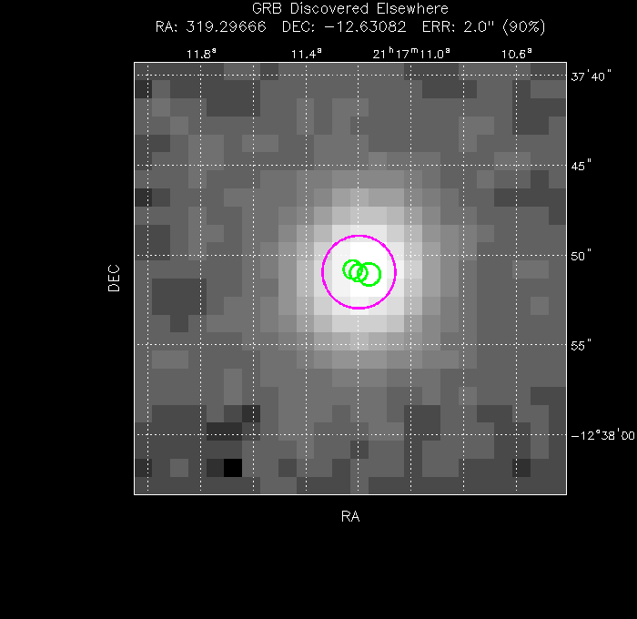 Image of the UVOT image