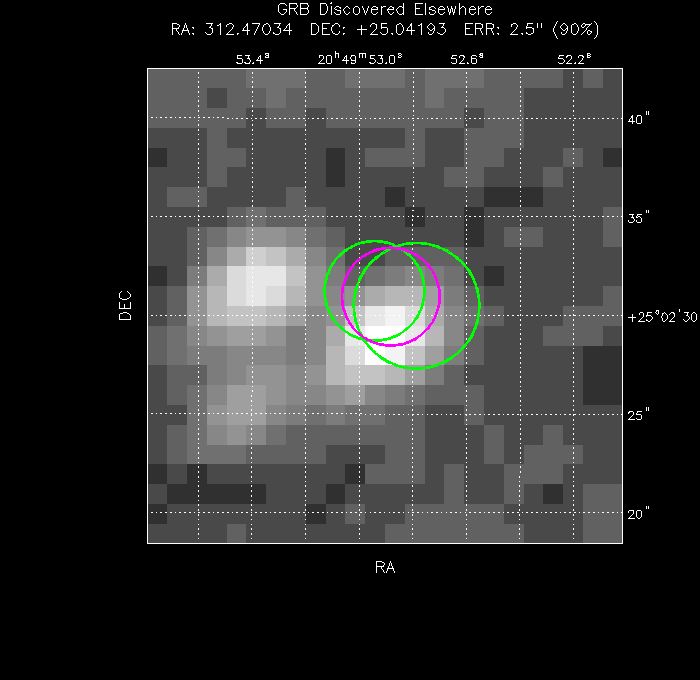 Image of the UVOT image