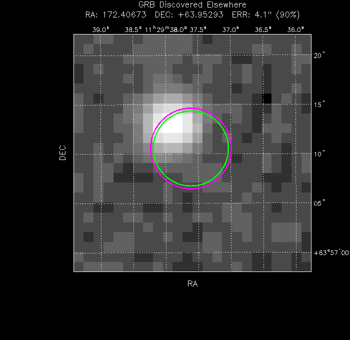 Image of the UVOT image