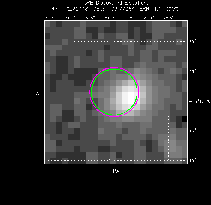 Image of the UVOT image