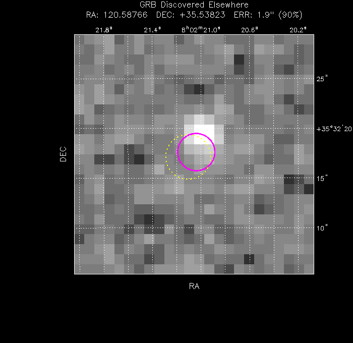 Image of the UVOT image