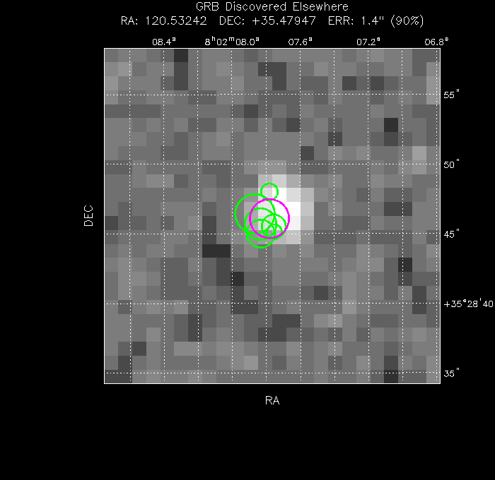 Image of the UVOT image