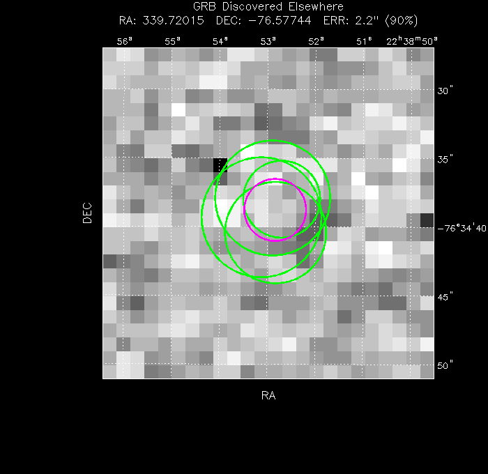 Image of the UVOT image