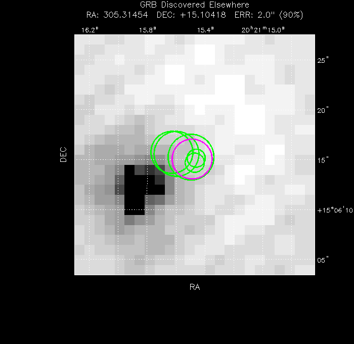 Image of the UVOT image