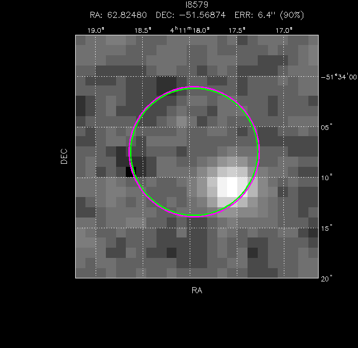 Image of the UVOT image