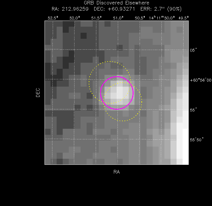 Image of the UVOT image