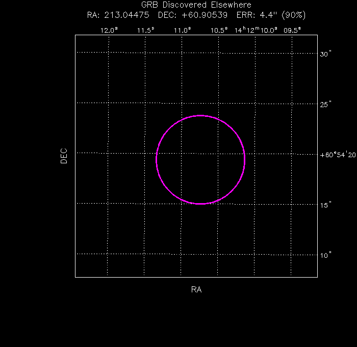 Image of the UVOT image