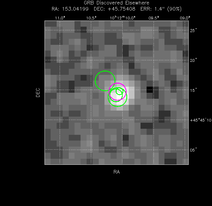 Image of the UVOT image