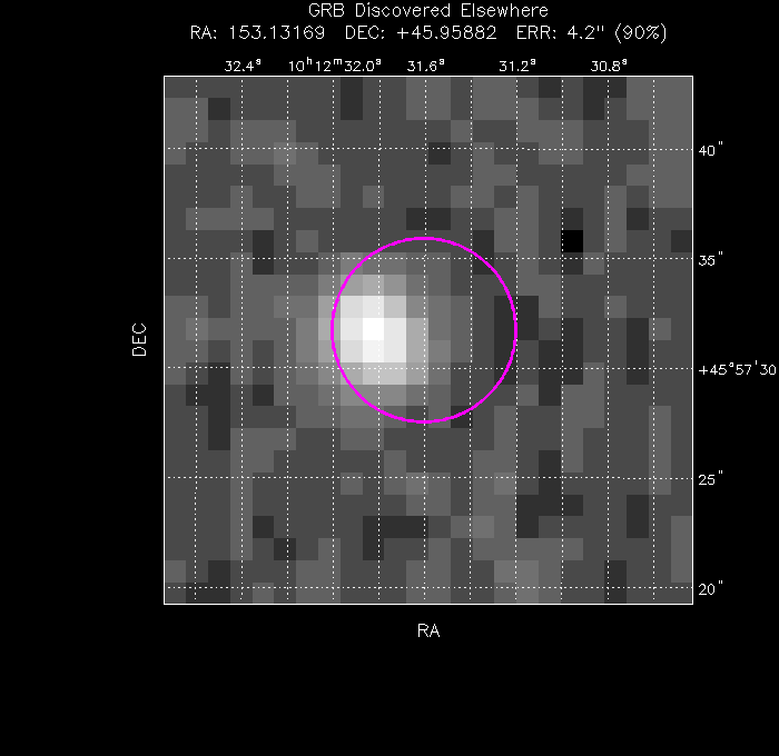 Image of the UVOT image
