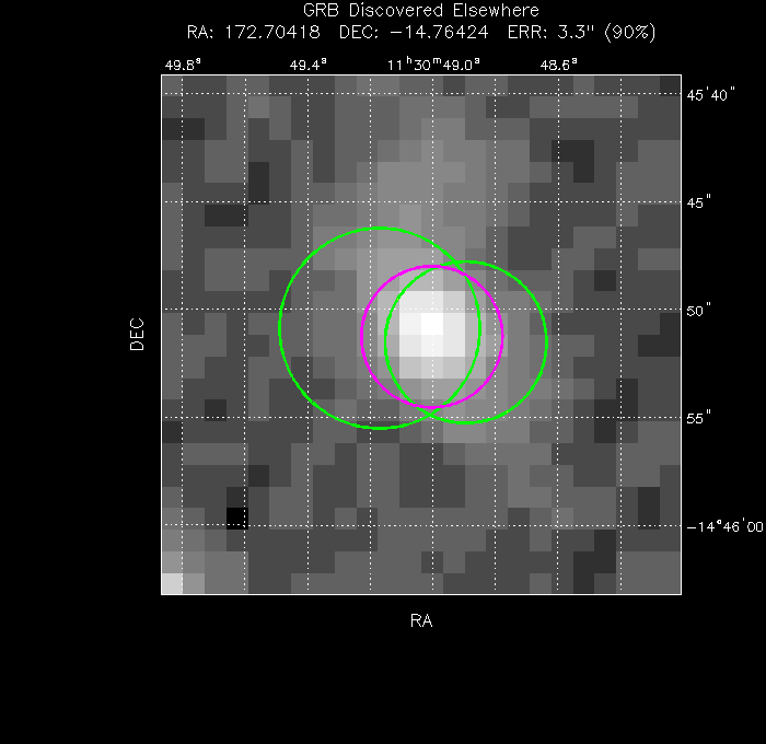 Image of the UVOT image