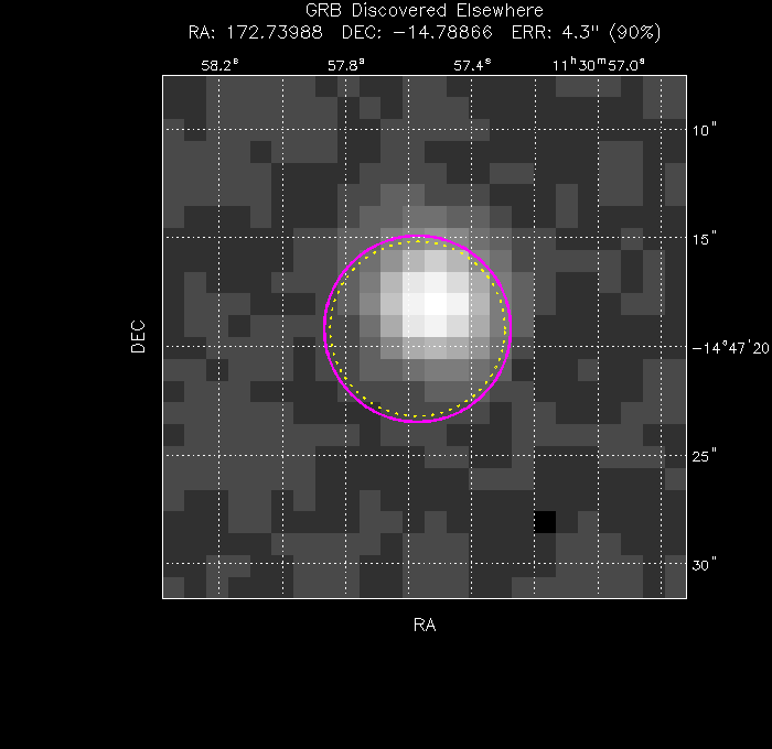 Image of the UVOT image