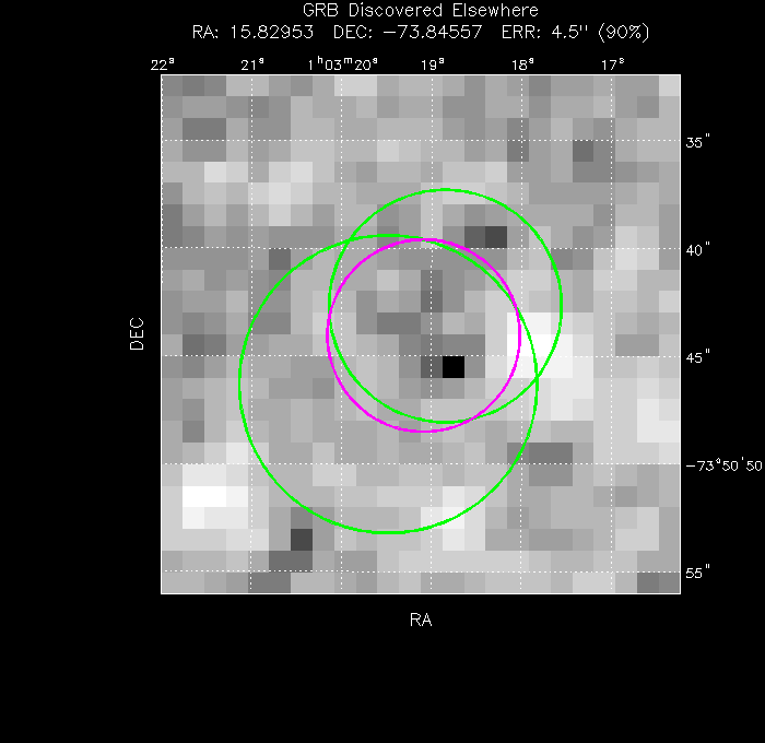 Image of the UVOT image
