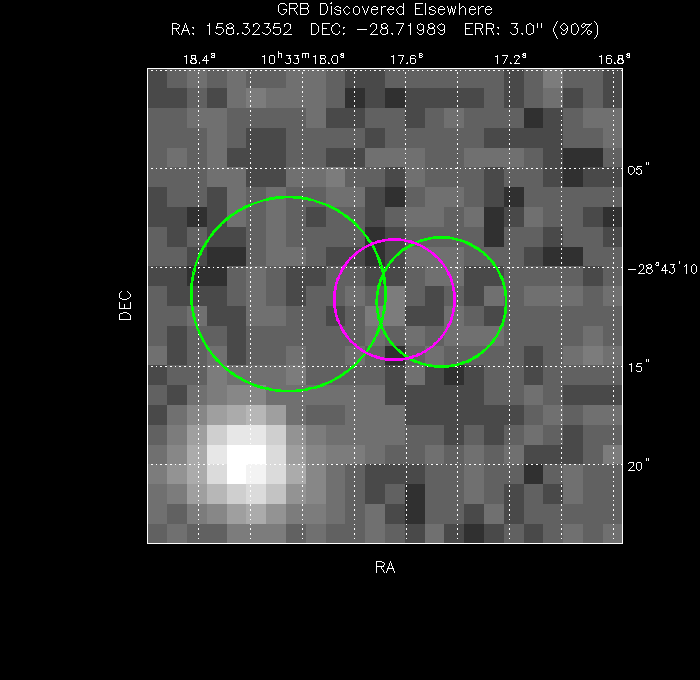 Image of the UVOT image